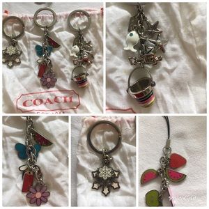 Coach Key Chains/Cell Phone charm